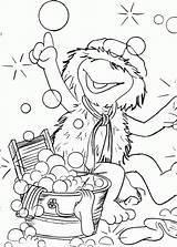 Twisty Noodle Fraggle sketch template