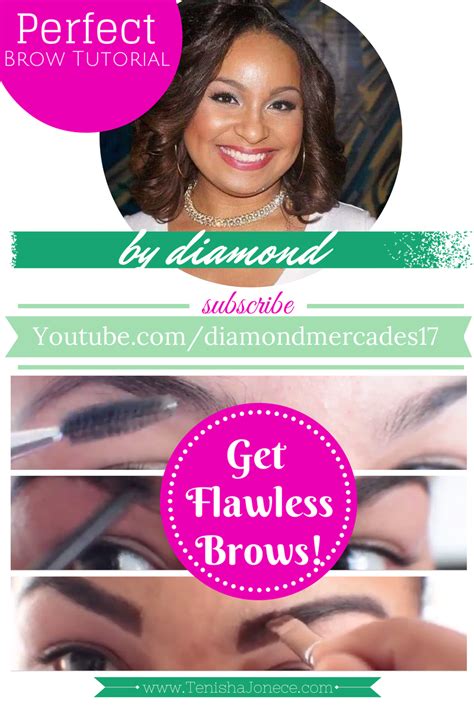 tenisha jonece    glam flawless brows perfect brow