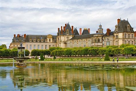 Chateau De Fontainebleau Located In The Small City Of