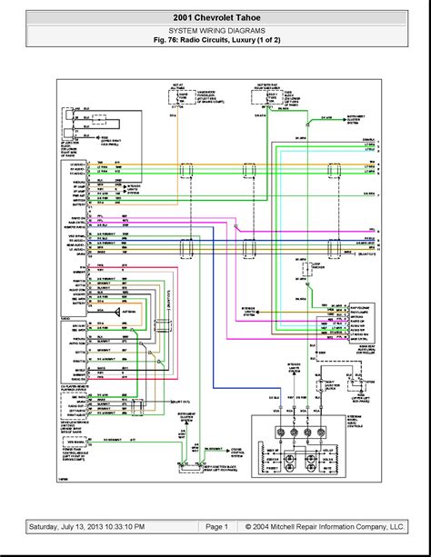 chevy tahoe radio wiring diagrams qa    models