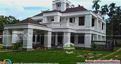 finished colonial house  kerala kerala home design  floor plans  dream houses