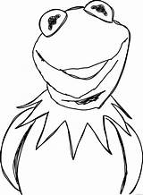 Frog Kermit Coloring Pages Coloring4free Printable Clipart Related Posts sketch template