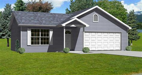 simple small house plans  garage find simple  bedroom home design blueprints wgarage