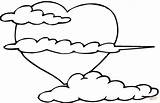Nuvens Pages Clouds Nuvem Wolken Flames Cuori Colorare Supercoloring Coração Ausmalbild Ausmalbilder Ausmalen Spezzati Nb04 Muitas Vezes Clipartmag Clipground Sponsored sketch template