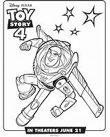 Toy Buzz Story Lightyear Coloring Printable Pages Light Description Year sketch template