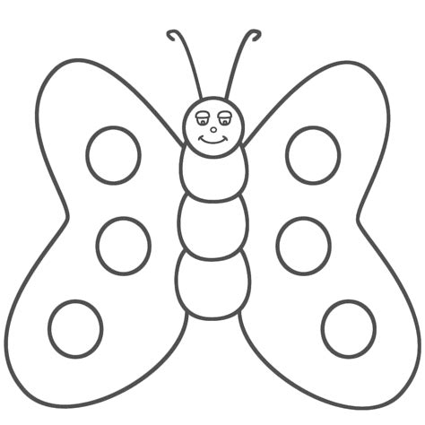 butterfly outline coloring page coloring home