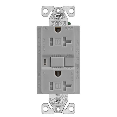 gray  amp standard electrical outlets receptacles wiring devices light controls