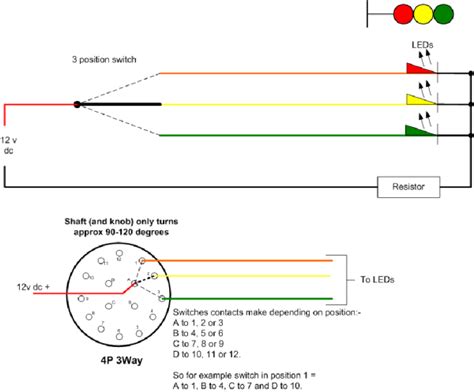 rotary switch wiring diagram