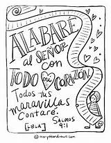 Spanish Bible Coloring Verse Printable Marydeandraws English Colorear Draws Marydean Clicking Below sketch template