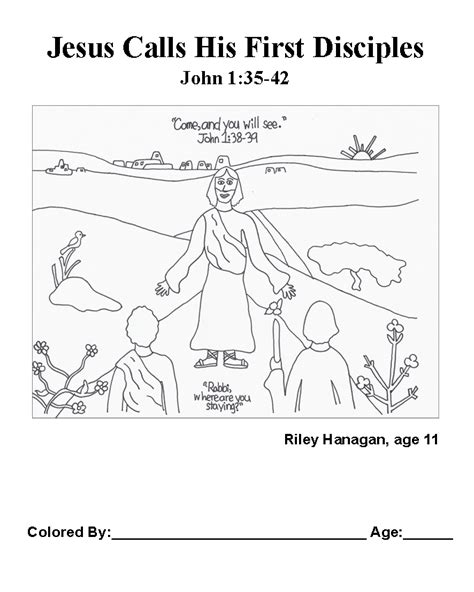 john   kids color  bible gospel  john ch  pg