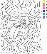 Color Number Coloring Pages Adult sketch template