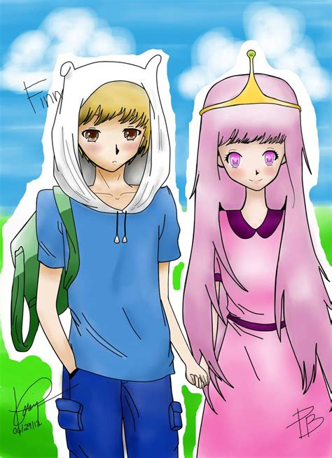 Adventure Time Pb And Finn Anime Ver By Kawaii04otaku