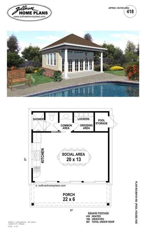 untitled pool house plans pool house designs pool house