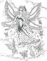 Coloring Pages Fairy Printable Getcolorings sketch template