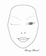 Face Makeup Blank Template Drawing Sketch Coloring Plain Chart Charts Printable Mac Draw Paintingvalley Beauty Pages Print Getdrawings Getcolorings Saubhaya sketch template
