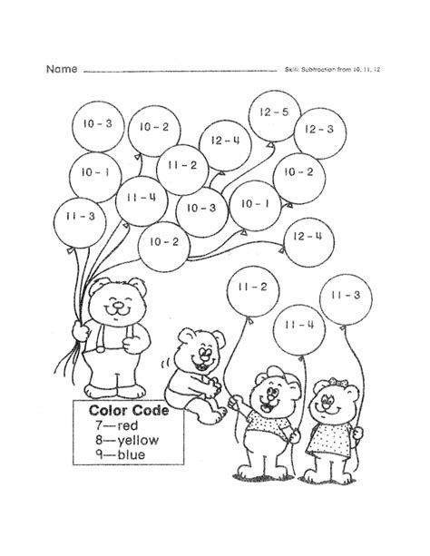 grade worksheets  coloring pages  kids fun math