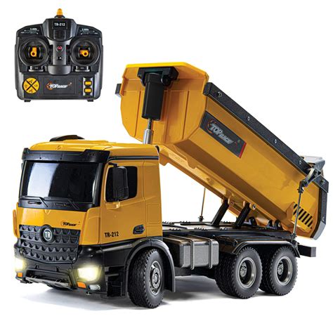 top race remote control construction dump truck rc dump truck toy
