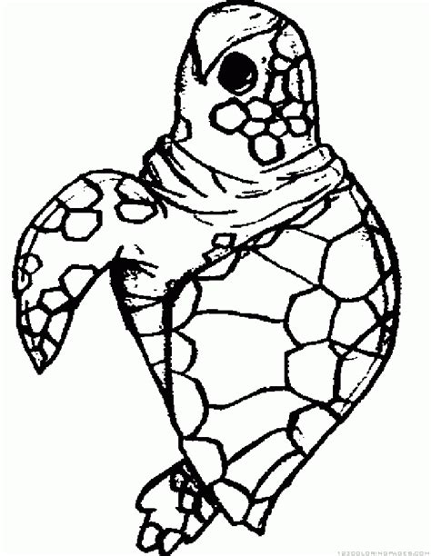 turtle coloring pages part