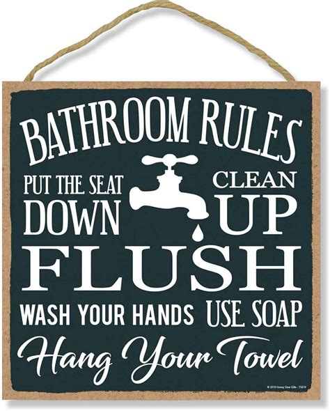 honey dew ts bathroom decoration bathroom rules flush
