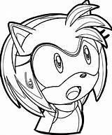 Amy Rose Coloring Shock Wecoloringpage Pages sketch template