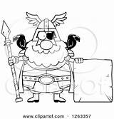 Odin Cartoon Happy Chubby Stone Illustration Royalty Clipart Sign Cory Thoman Vector sketch template