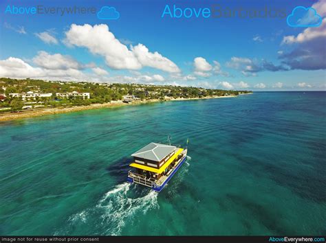 paynes bay fish market  drone aerial work   barbados beach landscape