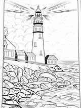 Lighthouse Coloring Pages Coloriage Beach Printable Light Color Adults Book Print Dauphin Kids Adult Colouring Da Drawings Easy Au Colorier sketch template