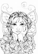 Coloring Pages Adult Girls Colouring Choose Board sketch template