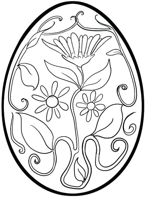 large easter egg coloring pages  getcoloringscom  printable