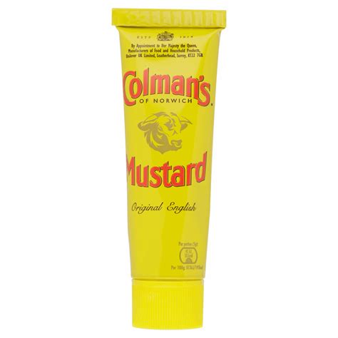 colmans original english mustard tube   british store
