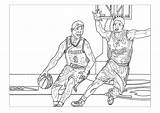 Coloring Sports Sport Basketball Kids Pages Color Print Adults sketch template