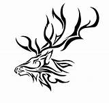 Tribal Deer Clip Clipart Designs sketch template