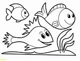 Fish Coloring Cod Pages Getcolorings Fresh sketch template
