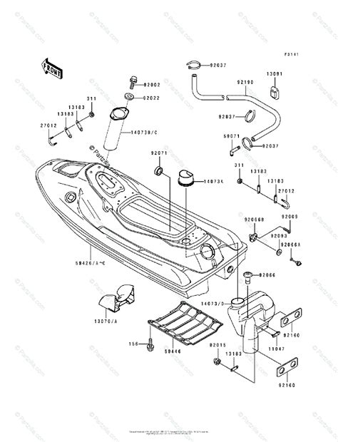 sea doo jet ski parts diagram