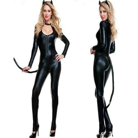 sexy black cat costume