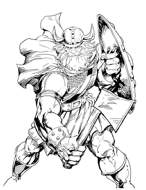 viking warrior coloring pages   gmbarco