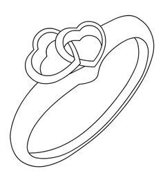 wedding diamond ring coloring page wedding ring coloring pages