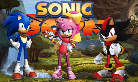 Sonic Boom Sonic Amy And Shadow By Knuxy7789 On Deviantart