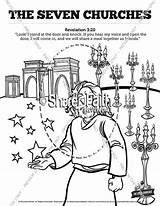Revelation Churches Sharefaith sketch template