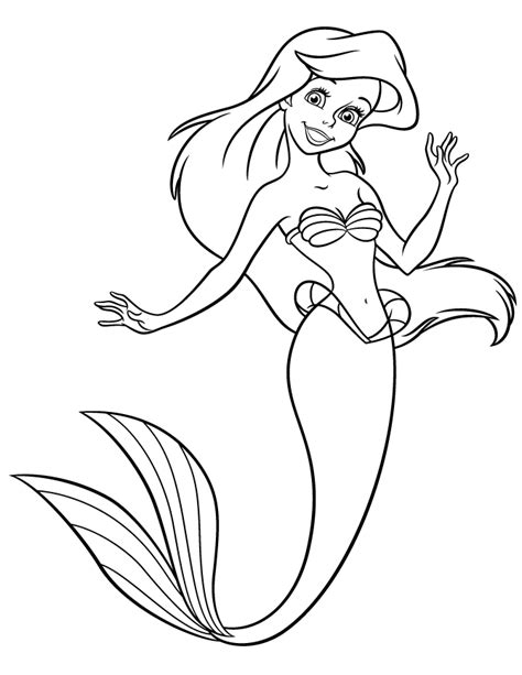 printable coloring pages mermaid coloring home