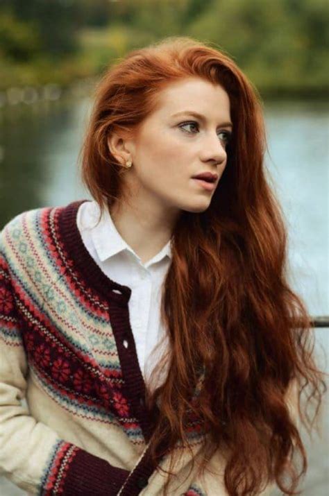 Ciara Baxendale Natural Red Hair Beautiful Redhead