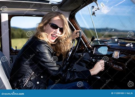 ll drive  crazy stock photo image  female classic