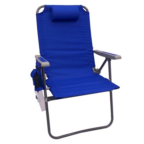 mainstays reclining  position oversize beach chair blue walmartcom