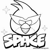 Coloring Pages Angry Birds Space Printable Adults Kids sketch template