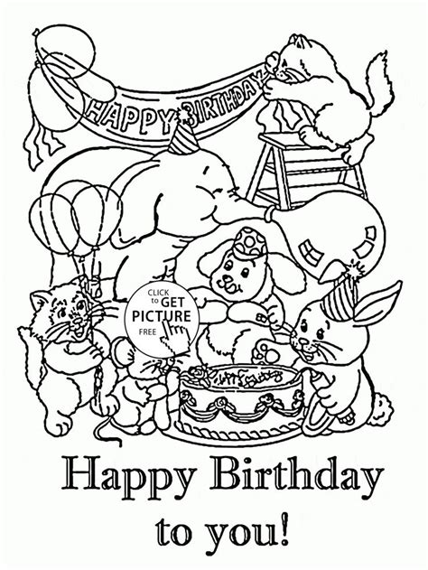 images  birthday coloring pages  pinterest funny