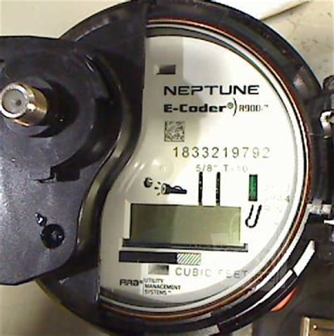 neptune  coder ri dl digital water meter    ebay