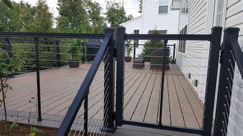 premier decks custom deck cable railing systems