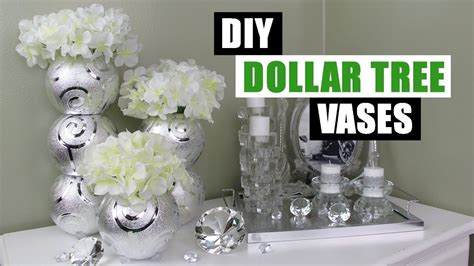diy dollar tree glam vases diy floral home decor diy