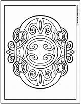 Celtic Knots Designs Coloring Knot Pages Oval Color Colorwithfuzzy Printable Patterns Irish Circle Scottish sketch template