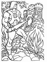 Coloring Pages He Man Printable Boys Recommended Color sketch template